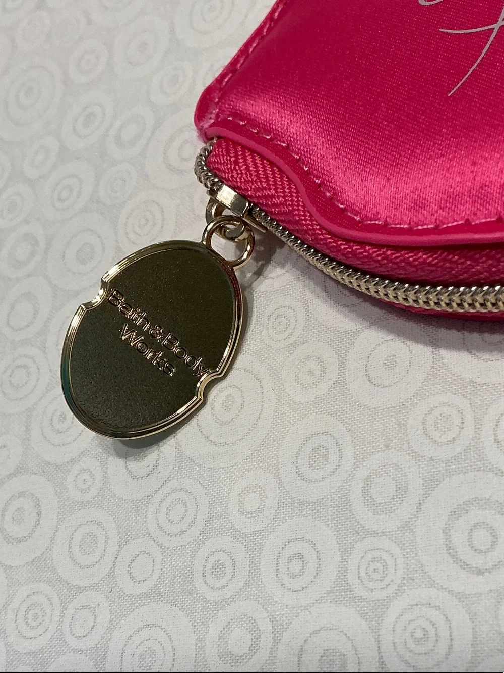 Disney Pink Princess Crown Coin Pouch Keychain